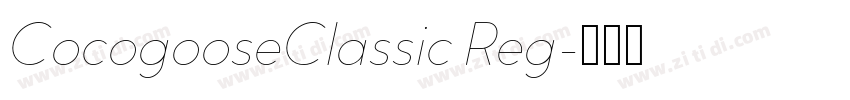 CocogooseClassic Reg字体转换